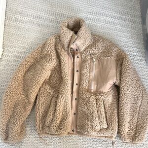 Abercrombie teddy jacket size XXS